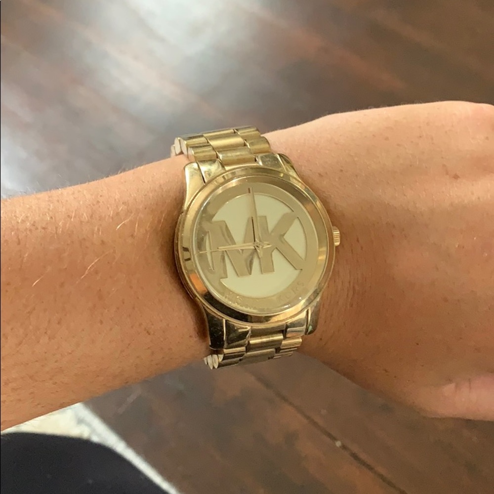 Gold Michael Kors watch